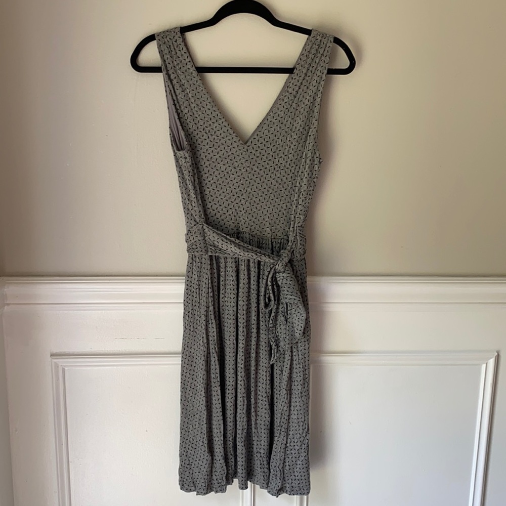 Loft Double V Cotton Dress M